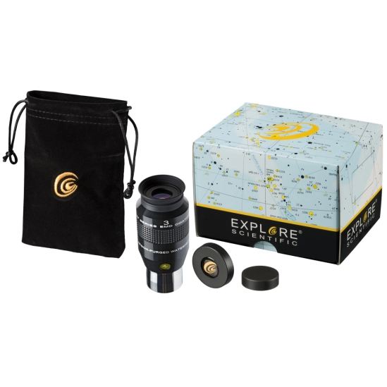 Okulár Explore Scientific 52° LER 3mm Ar  (1,25")                                                                                                                                                                                                         