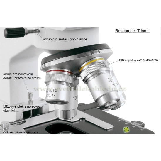 Researcher Trino II 40x - 1000x